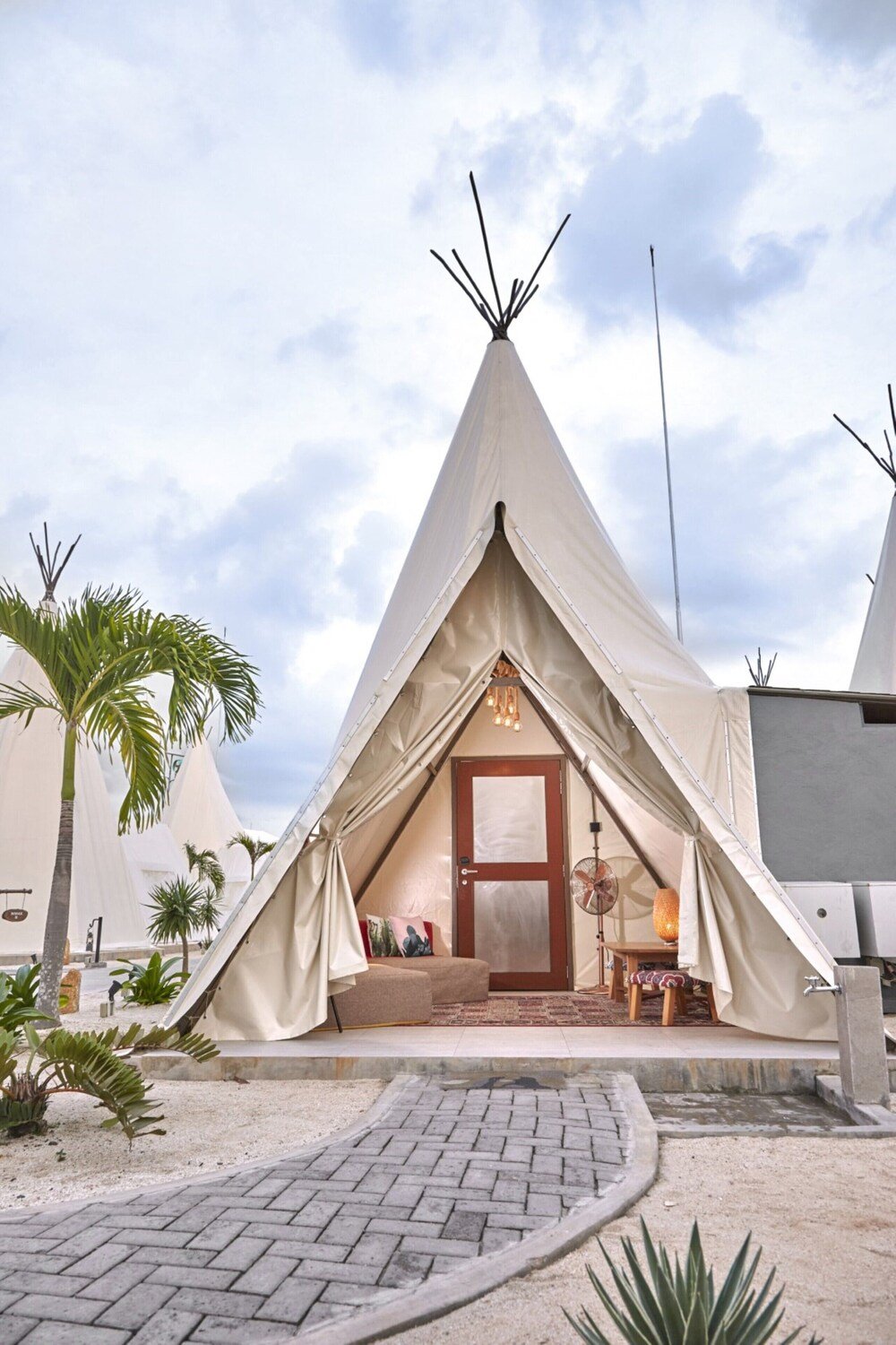 Another view of The ANMON Resort Bintan glamping holiday park