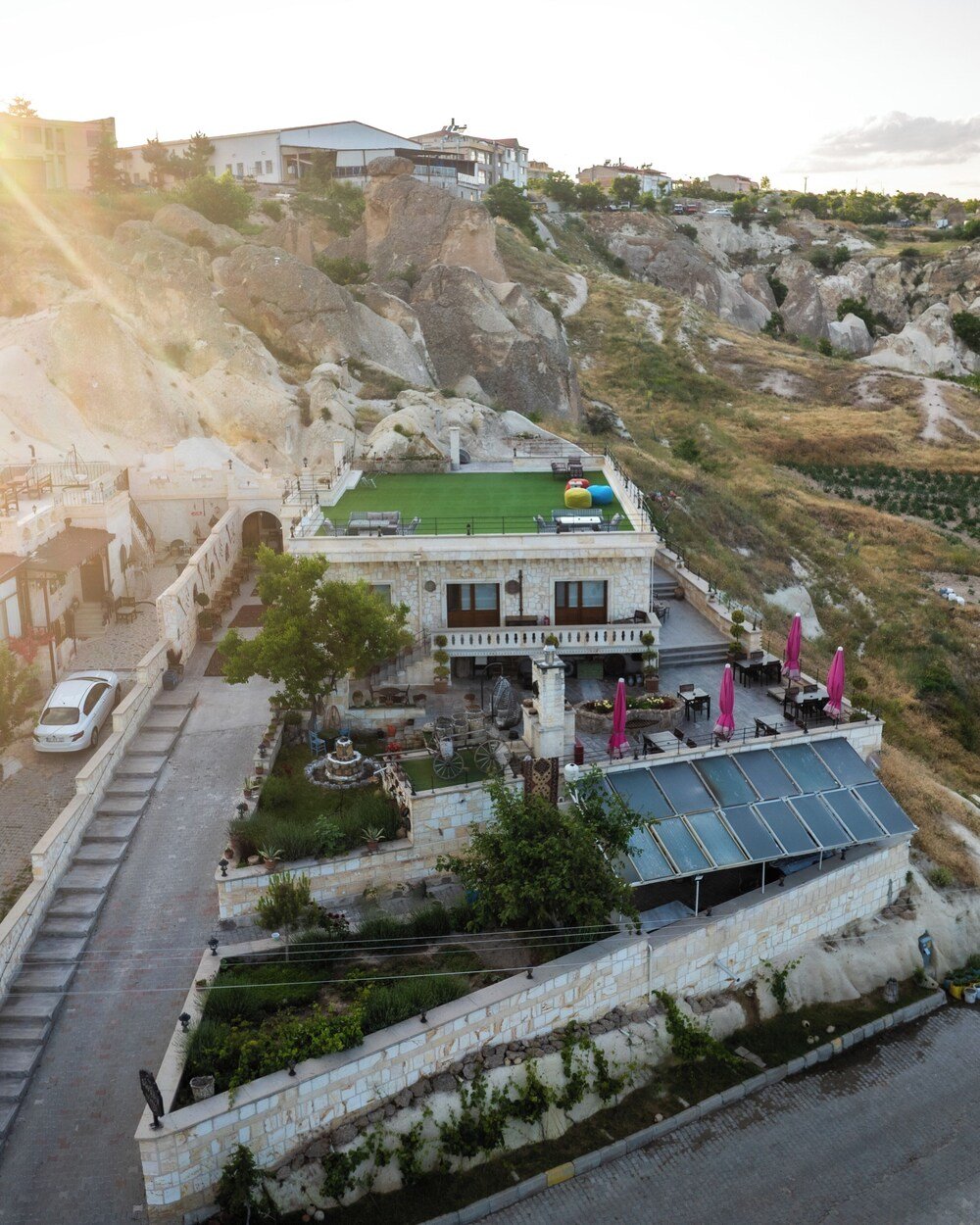 Dining or breakfast area at Cappadocia Sweet Cave in Urgup, Turkey
