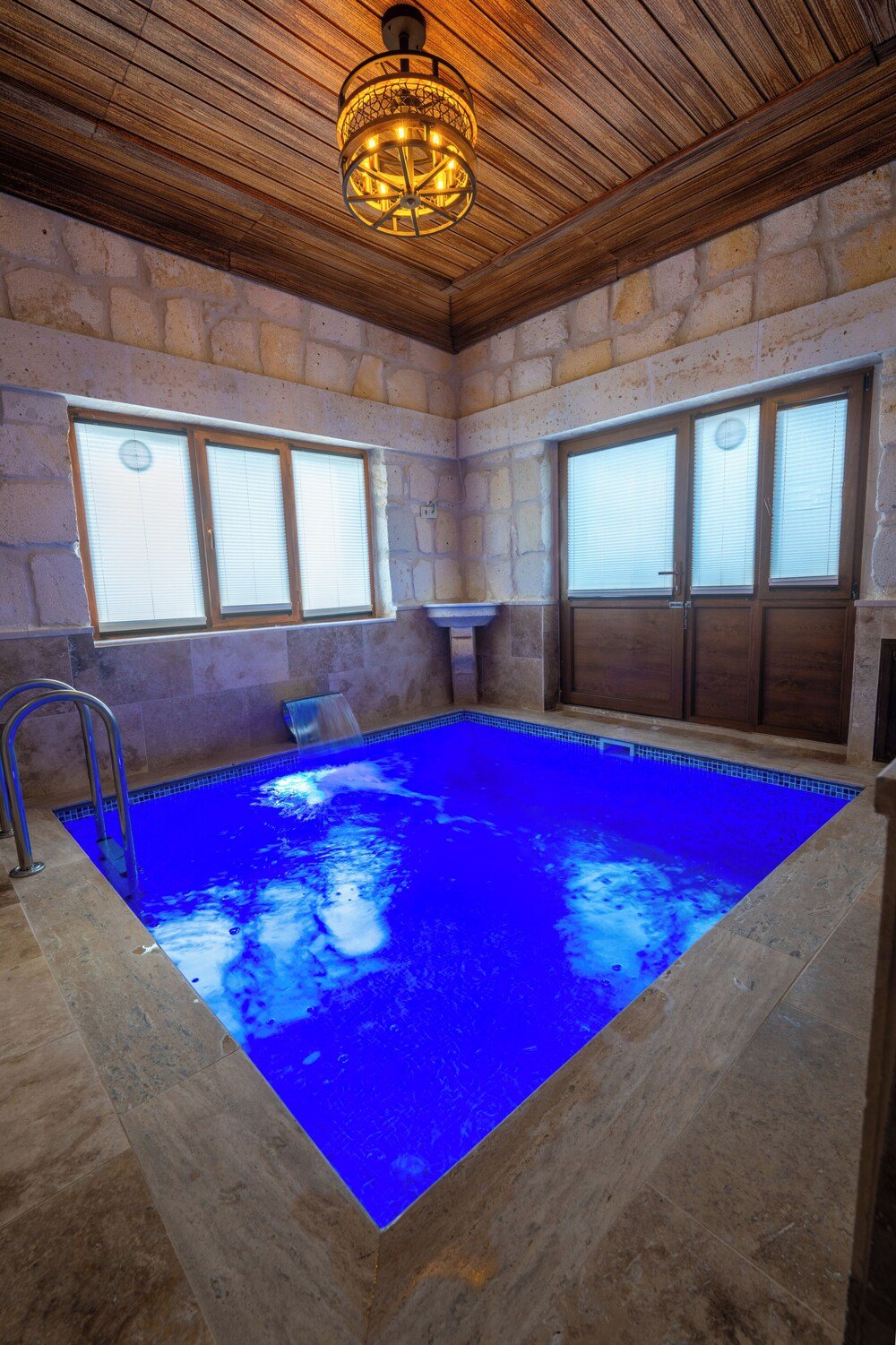 Interior of a room at Cappadocia Sweet Cave, a cave hotel in Urgup