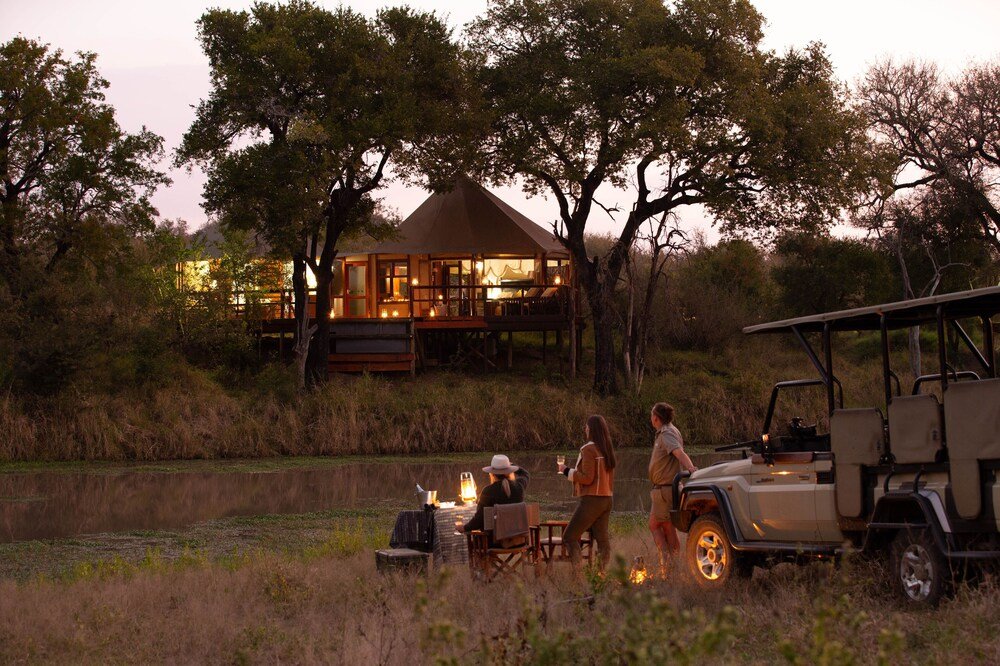 Tented suite exterior at Hamiltons Tented Camp in Kruger National Park