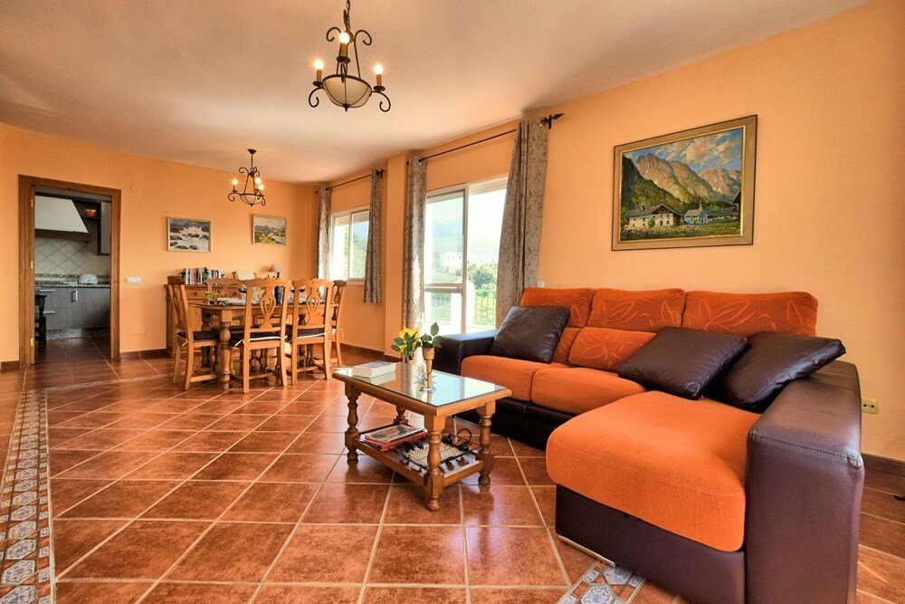 Bedroom in Lopera Cave Apartment with View