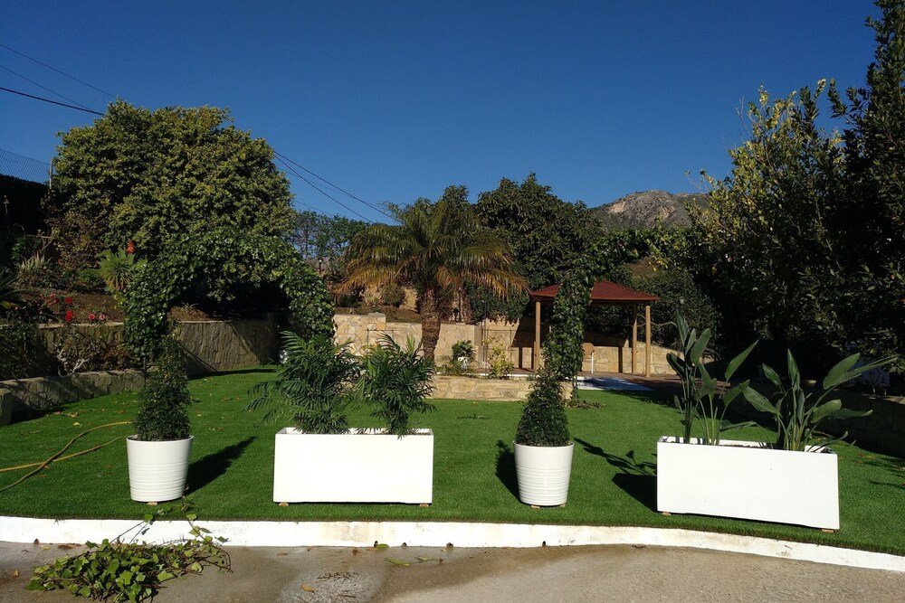 Pool area at the apartment near Frigiliana