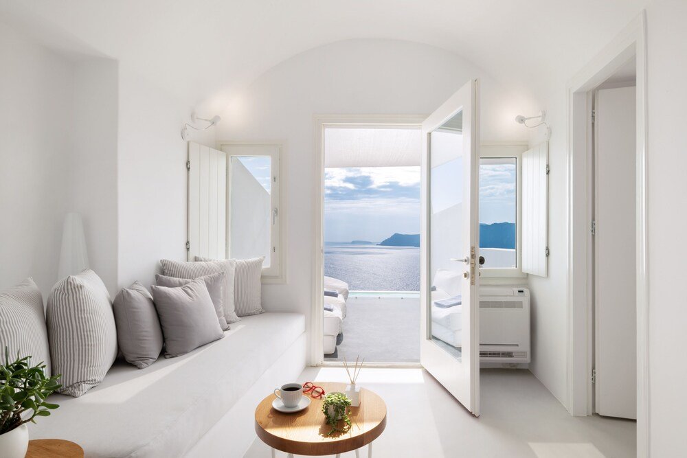 Marizan Caves & Villas en Oia, Santorini: zona exterior del hotel
