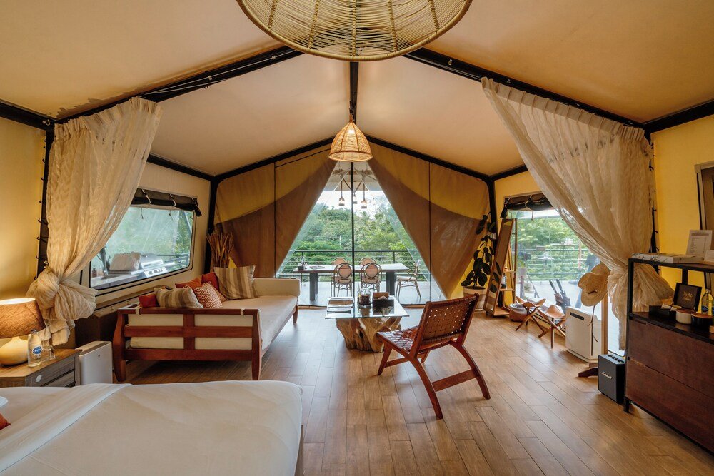 Another view of the Te Mata Glamping Khao Yai property in Thailand
